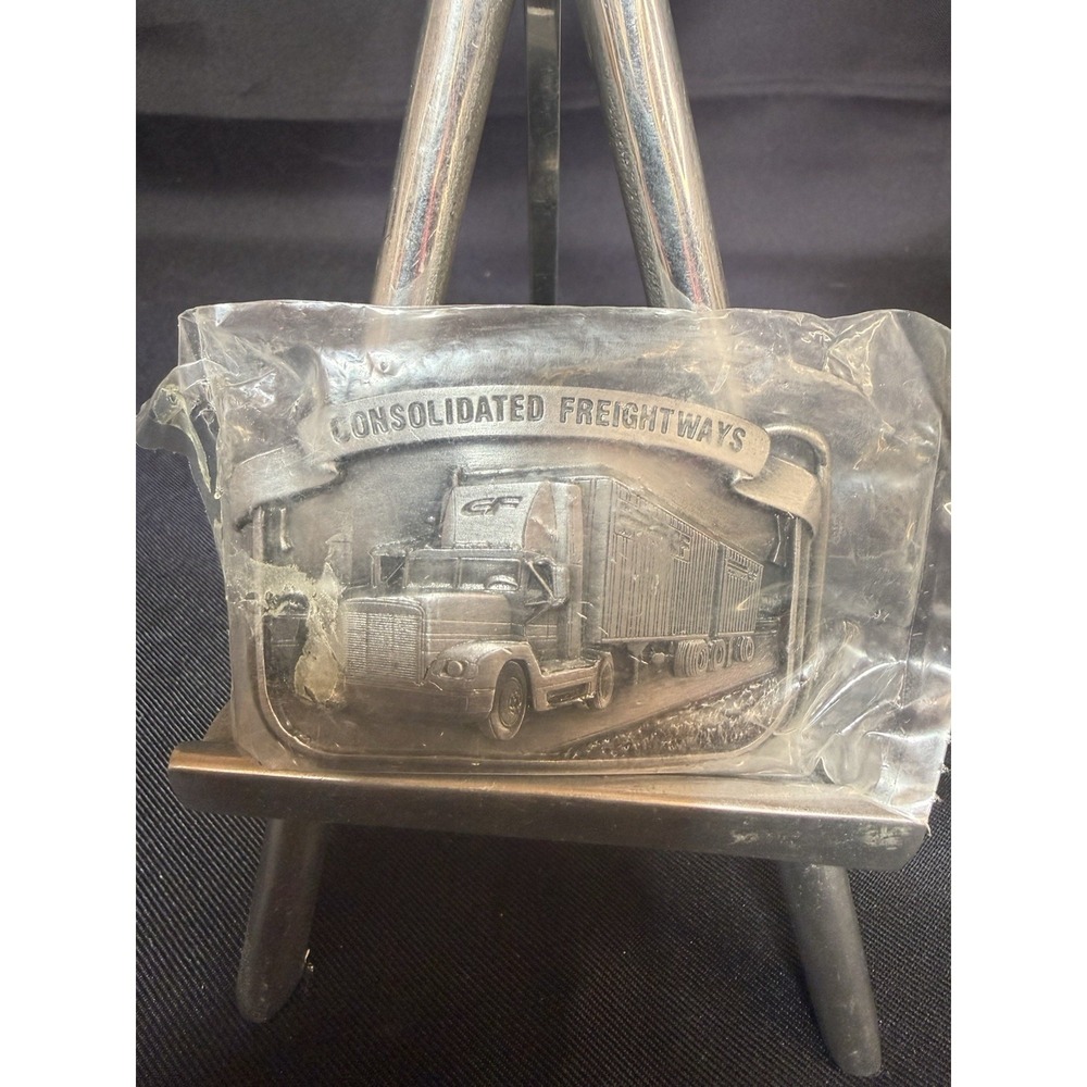 Consolidated Freightways Trucker 1989/90 Belt Buckle Bergamot Brass Works Q-420